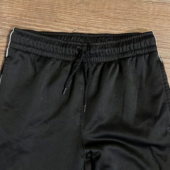 TCP youth boys size 10/12 black athletic pants with white stripe. - Picture 2 of 6